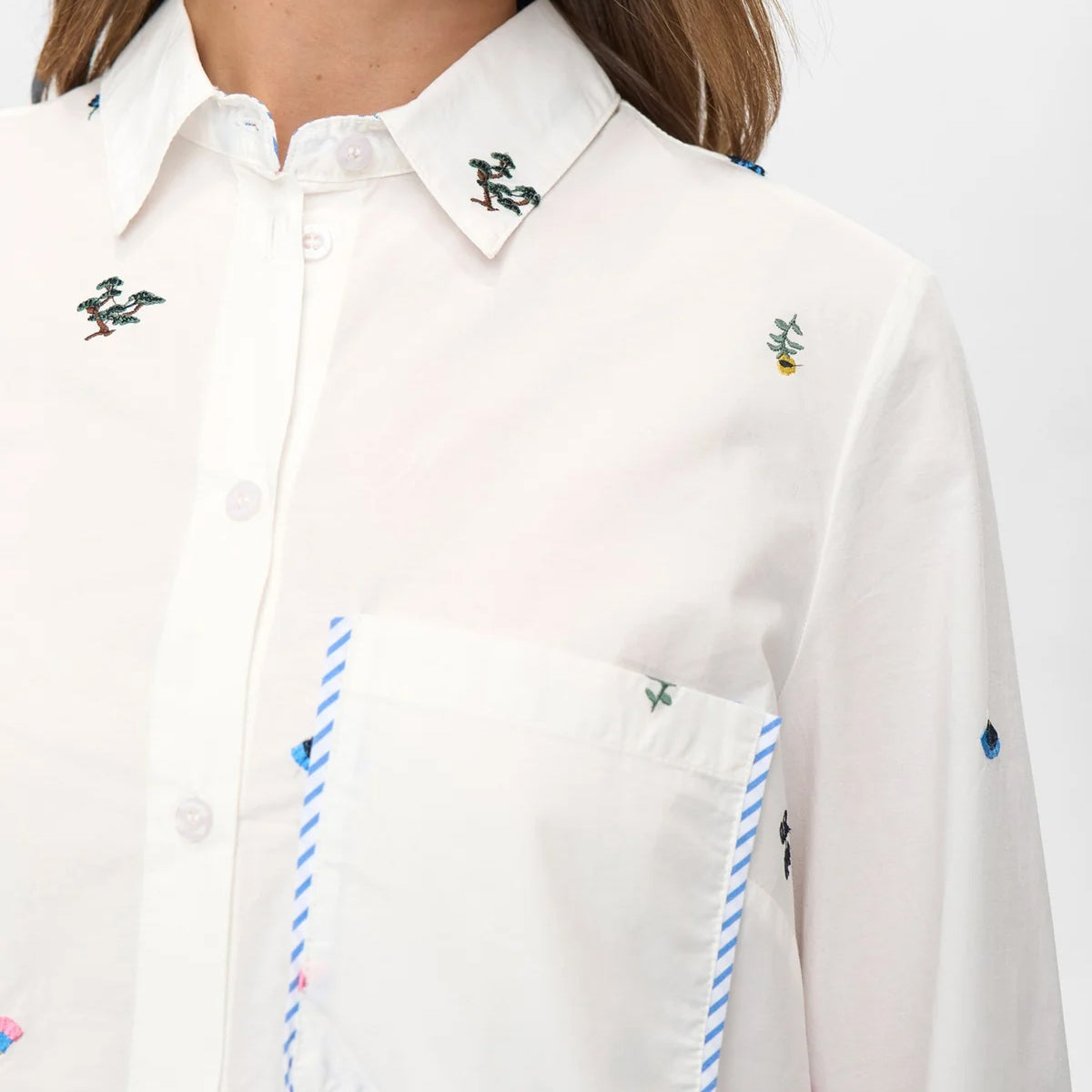 Nuchiro Boxy Shirt - Cloud Dancer