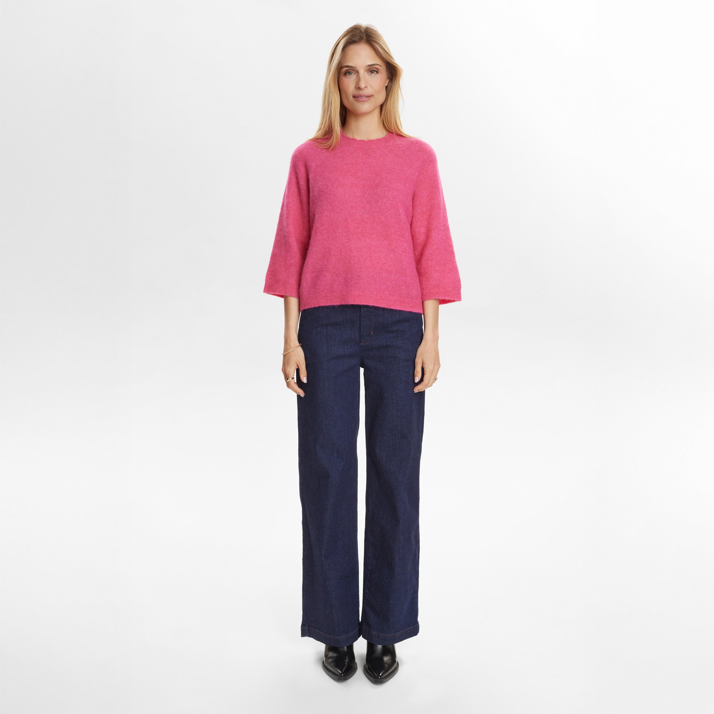 Nuriette Selma Pullover - Fandango Pink