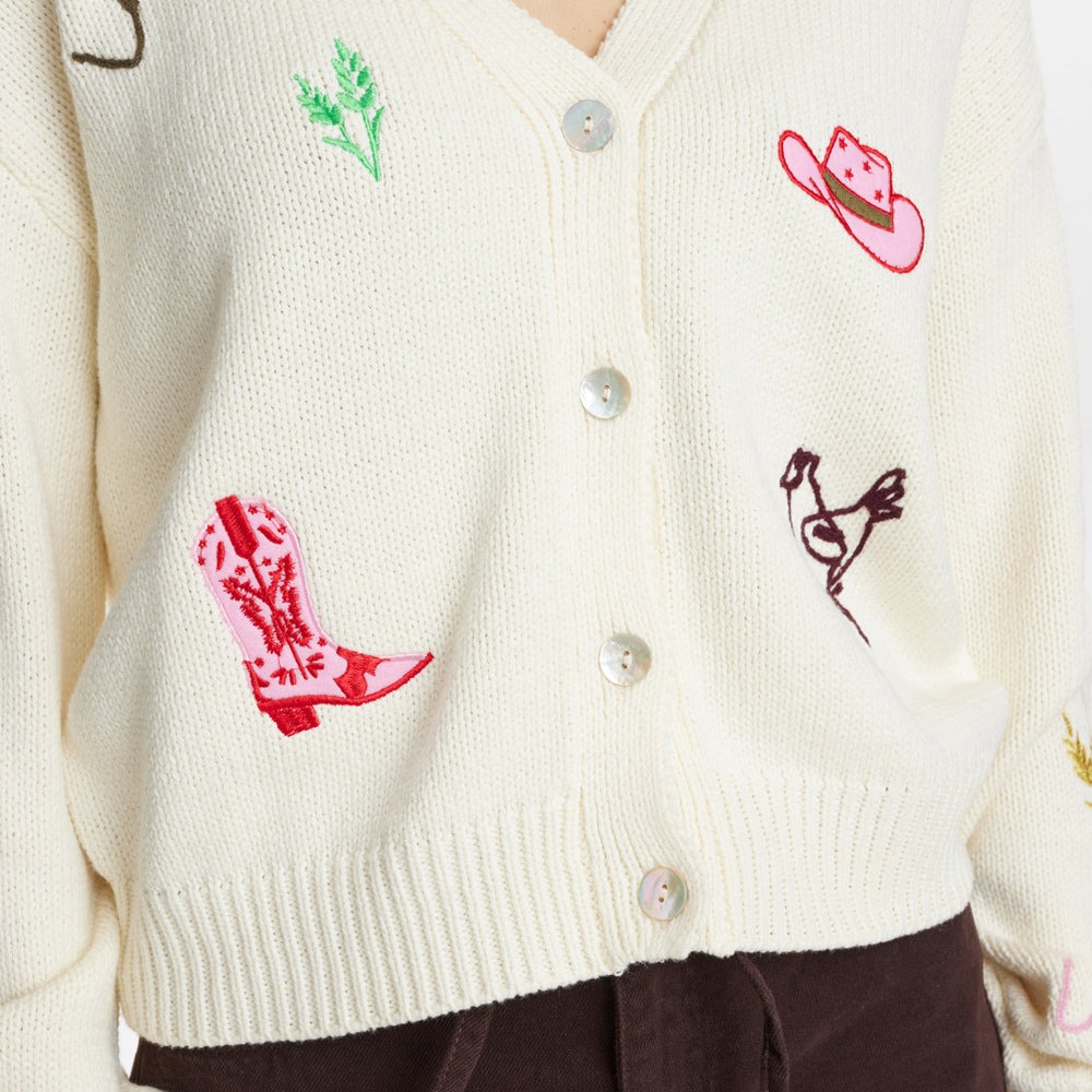 Nuwally Cardigan - Pristine