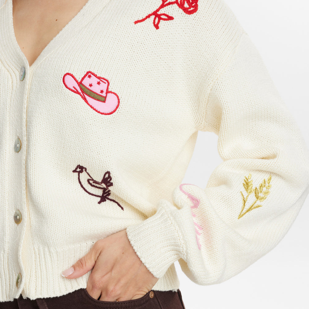 Nuwally Cardigan - Pristine