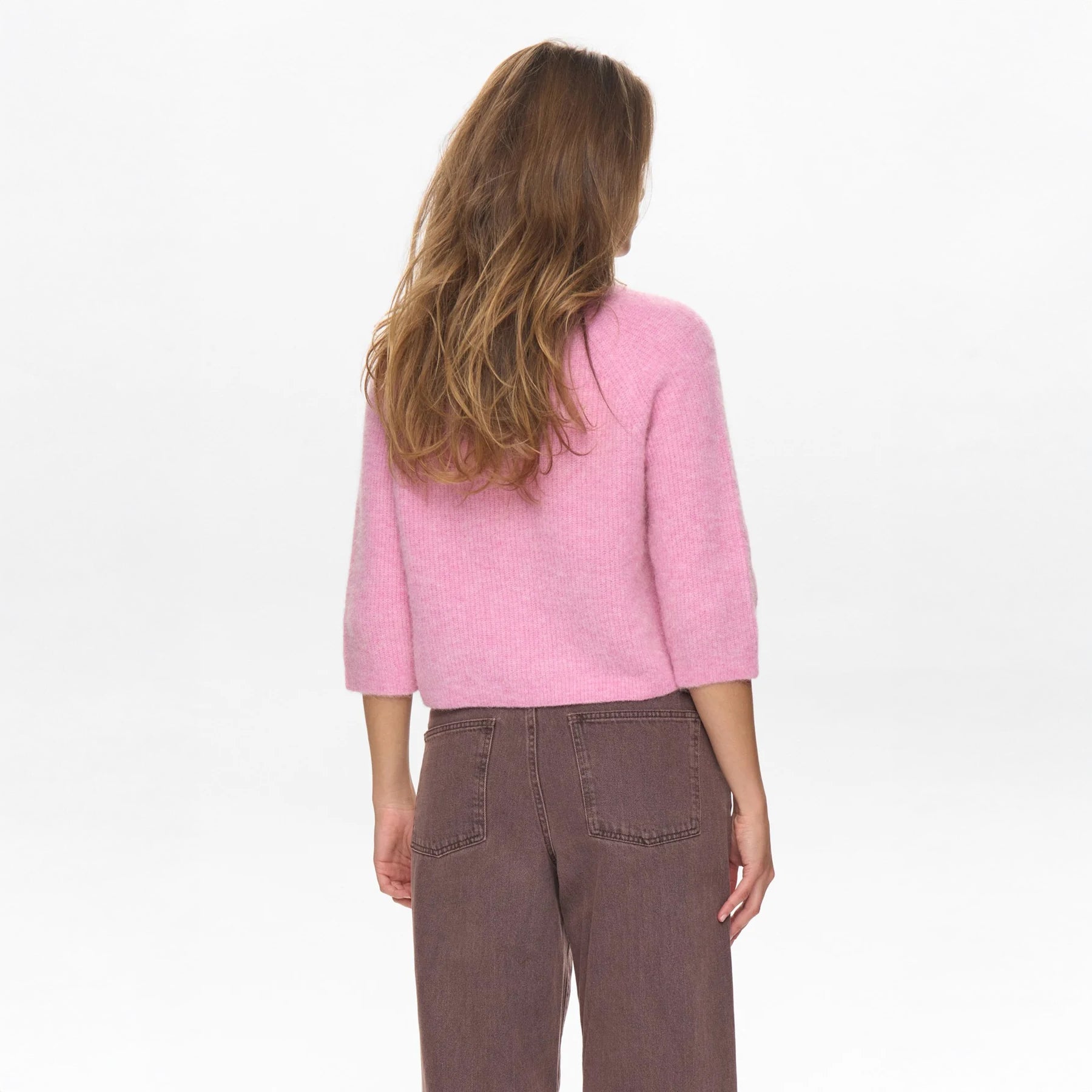 Nuriette Selma Rib Pullover - Lilac Sachet