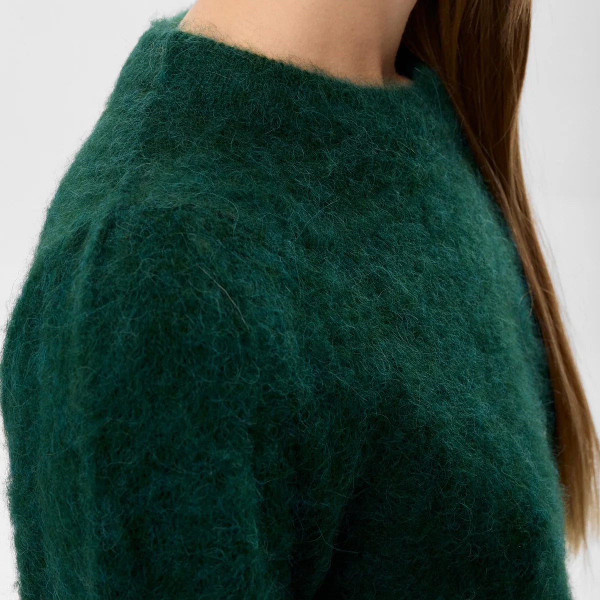 Nusuri Brushed Short Sleeve Pullover - Rain Forest