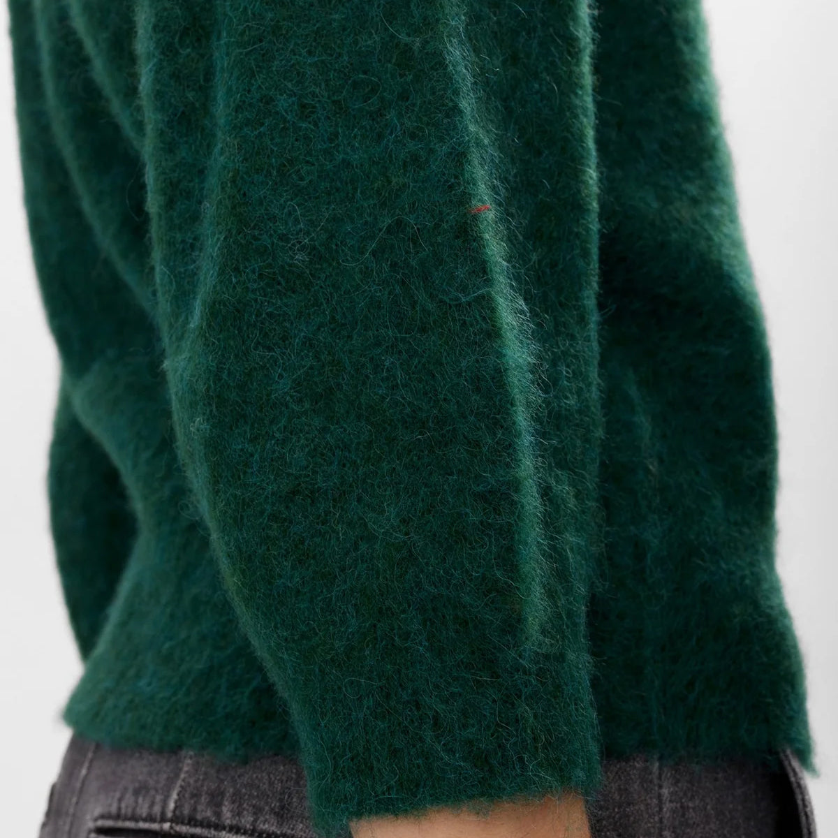 Nusuri Brushed Short Sleeve Pullover - Rain Forest