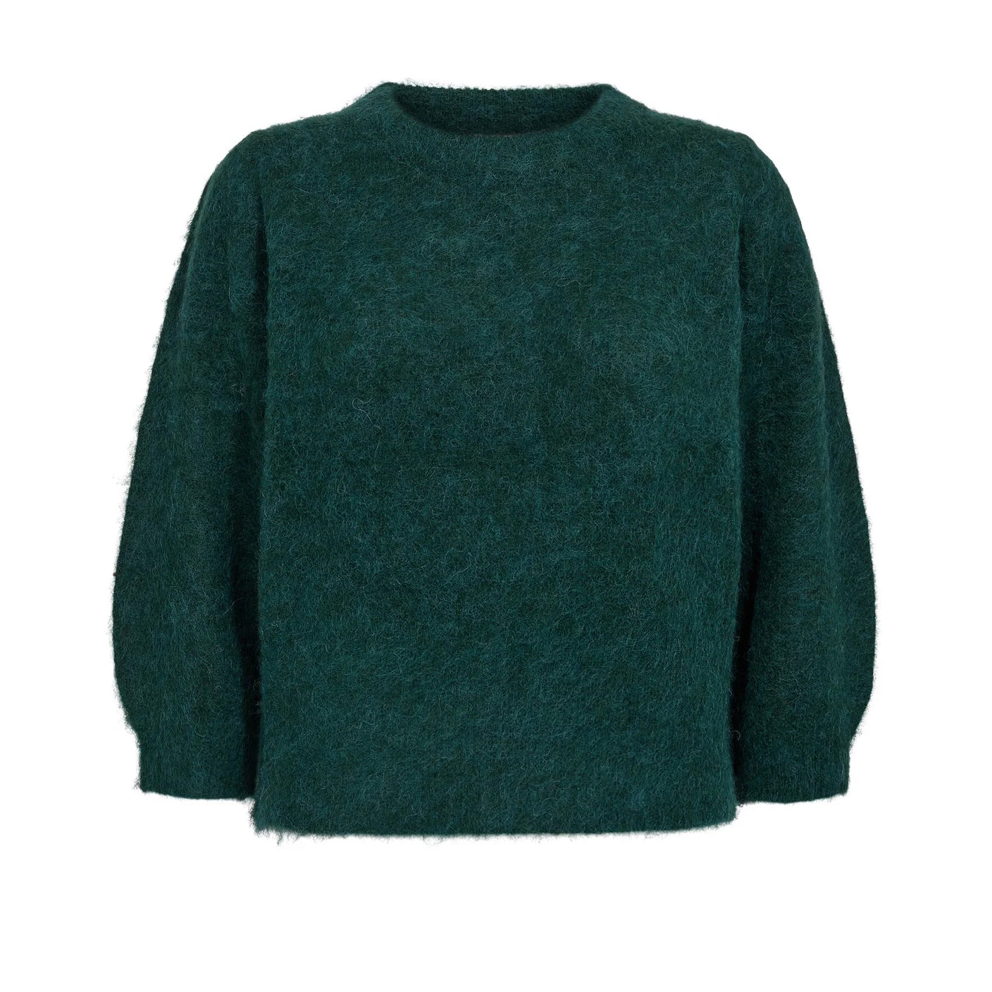 Nusuri Brushed Short Sleeve Pullover - Rain Forest