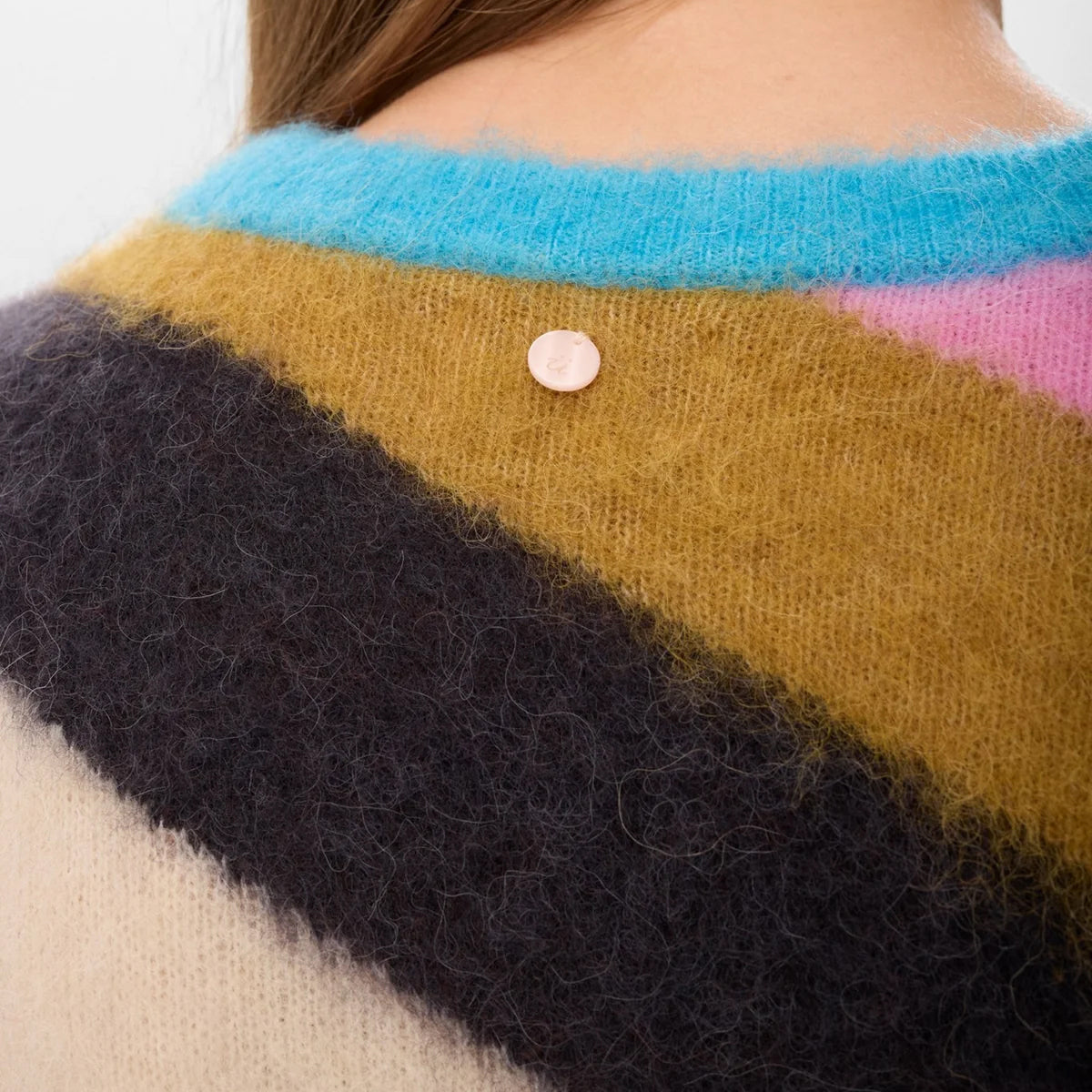 Nusuri Multi Stripe Pullover - Obsidian