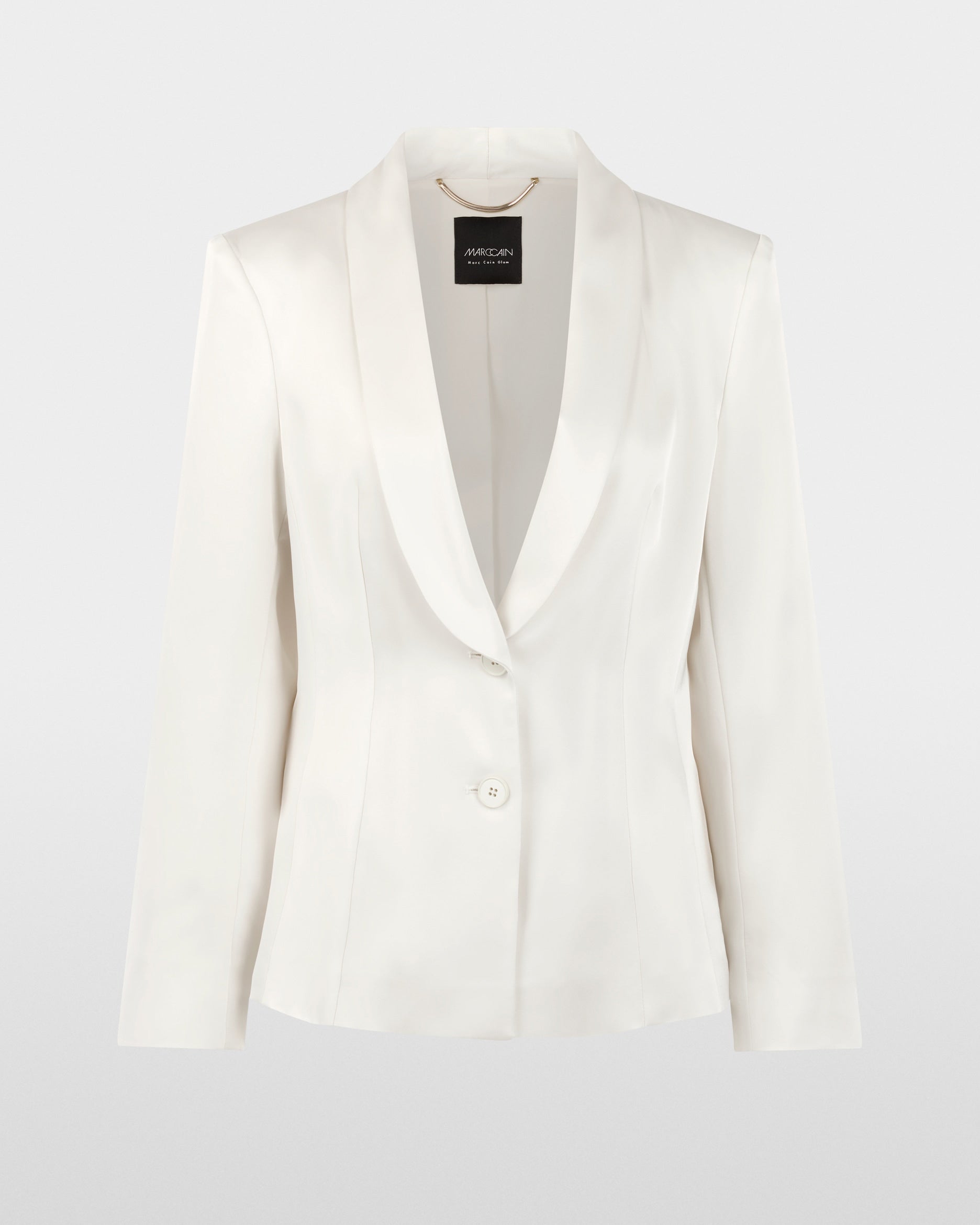 One Button Blazer - Ivory