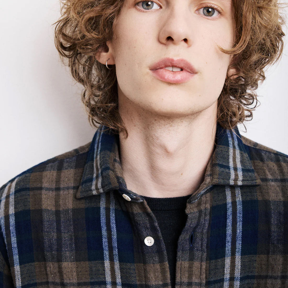 Paul Double Face Shirt - Army/Navy