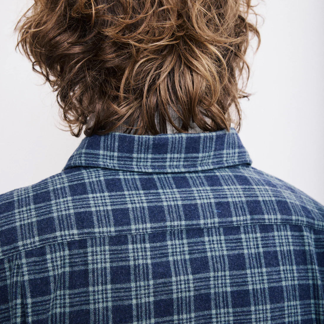 Paul Woven Check Shirt - Navy/Green