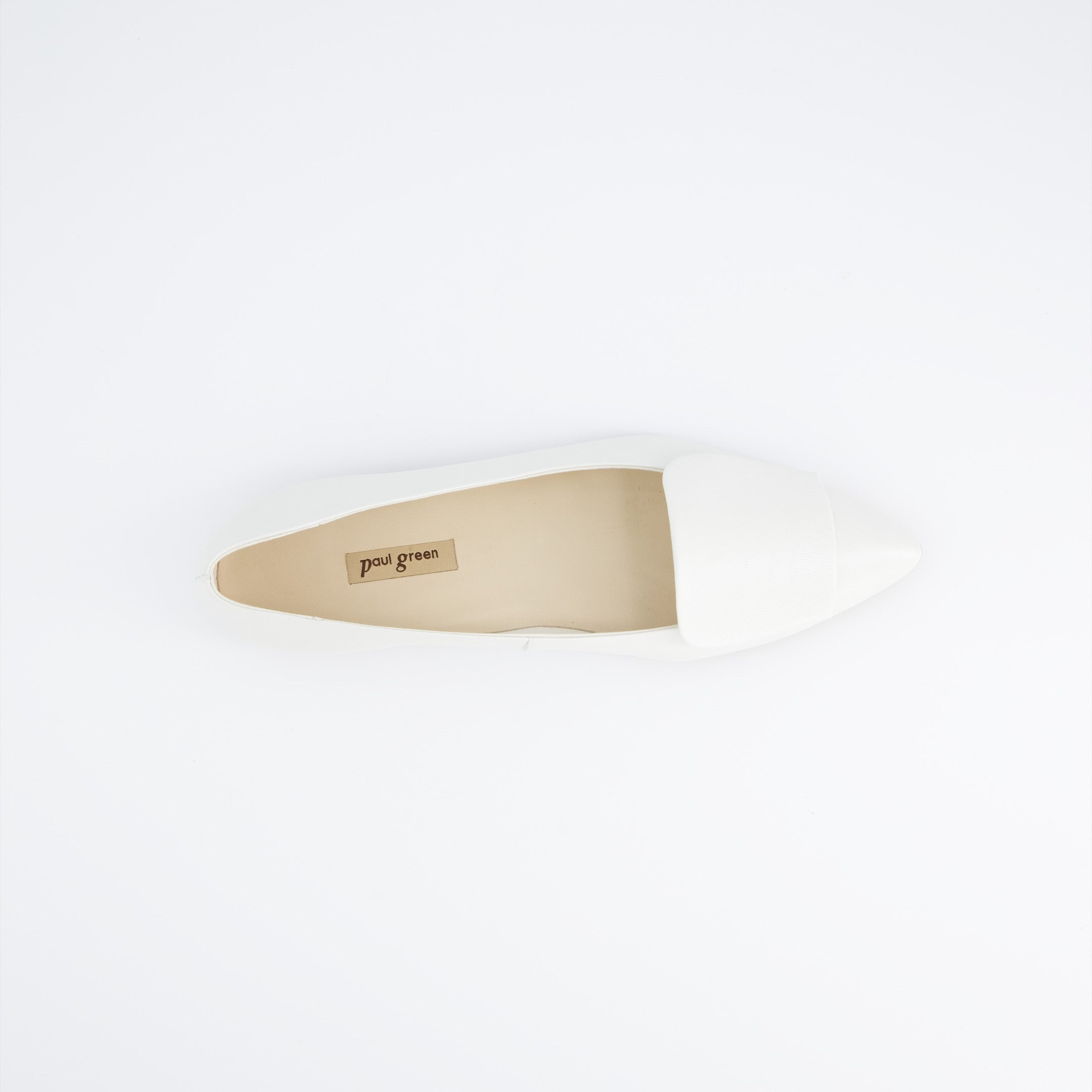 Pointed Slip On - Ivory