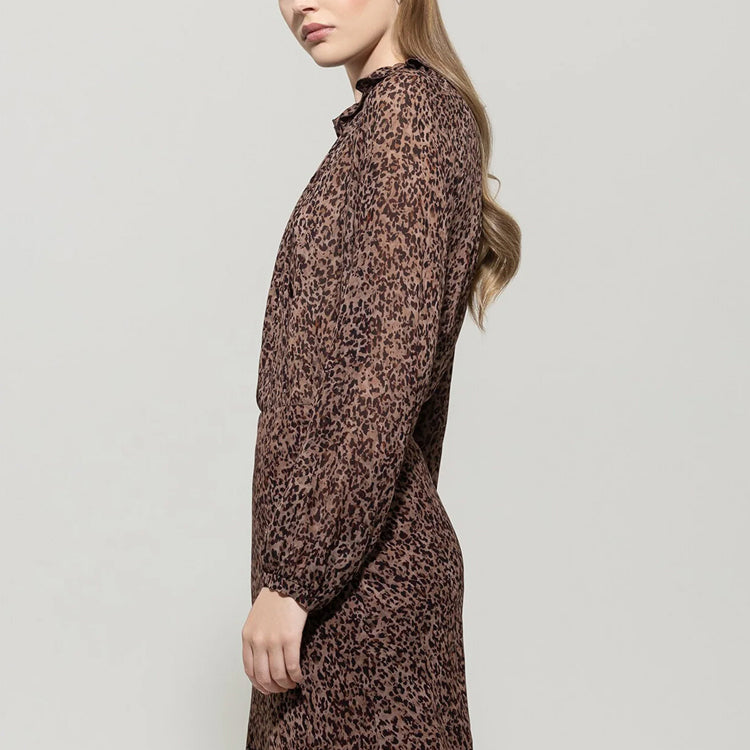 Printed Blouse - Walnut