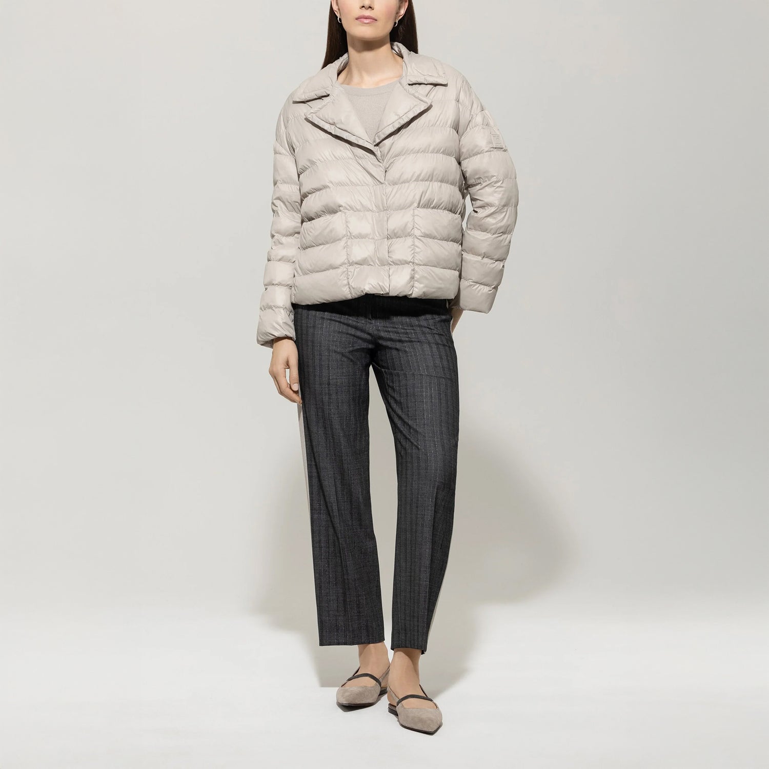 Quilted Jacket - Oyster