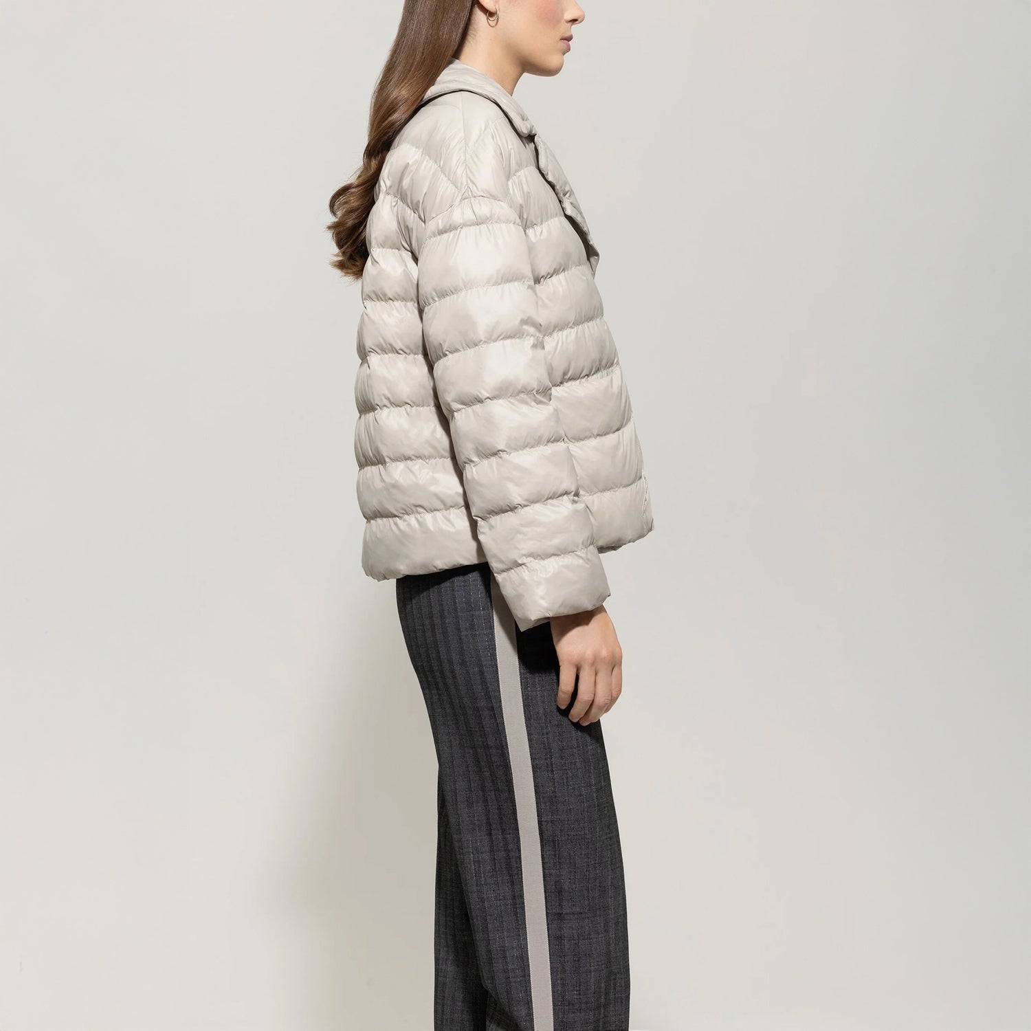 Quilted Jacket - Oyster