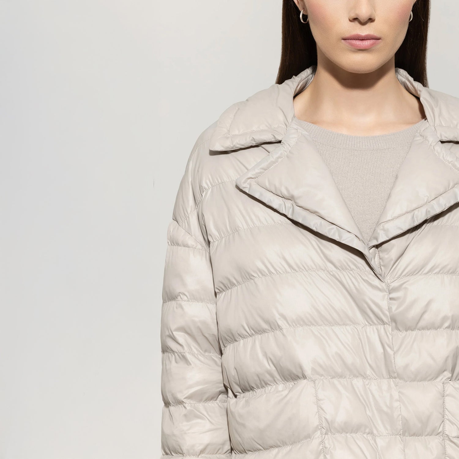 Quilted Jacket - Oyster