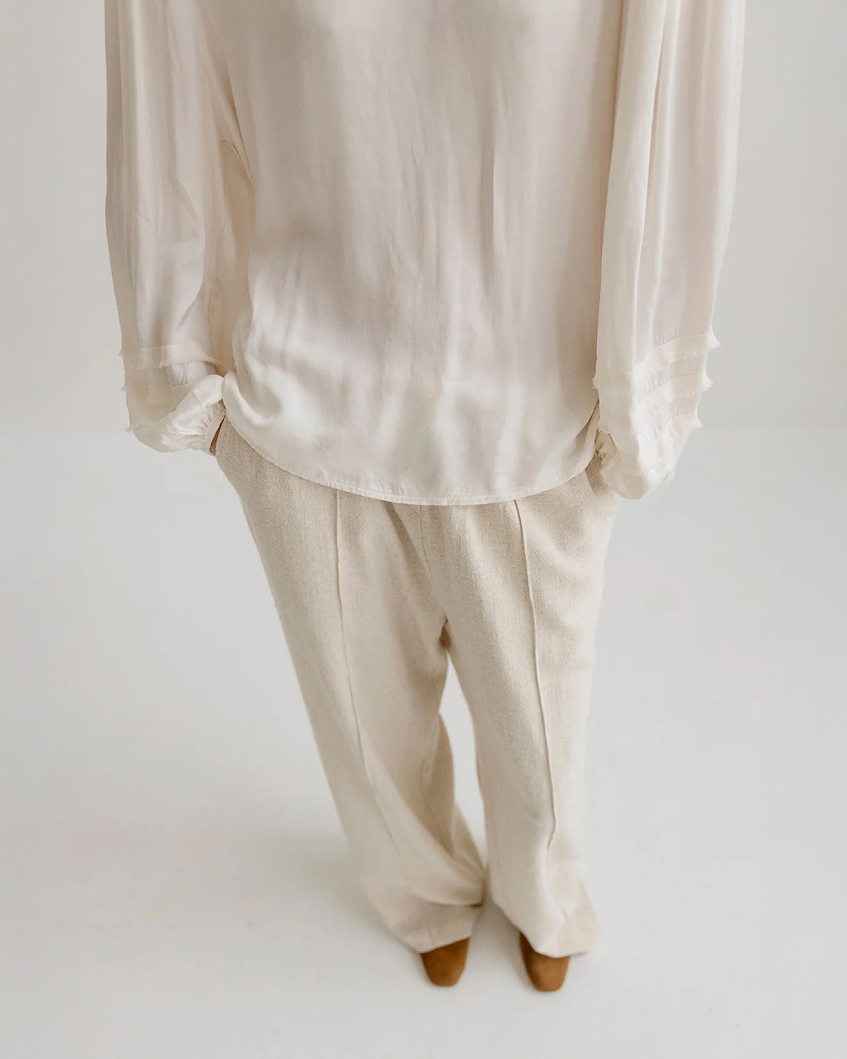 Rebekka Blouse - Chalk