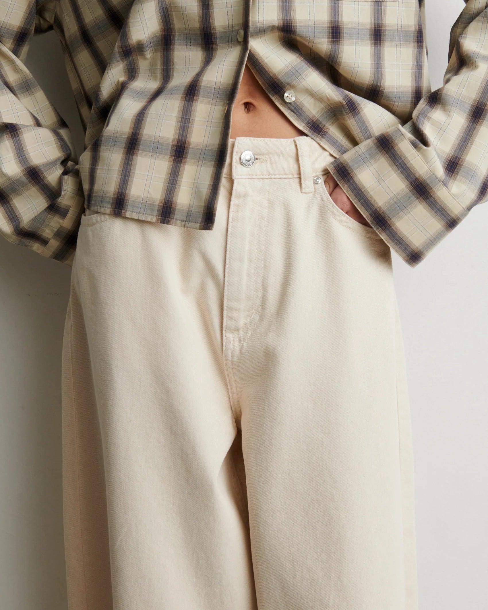 Reece Trousers - Egret