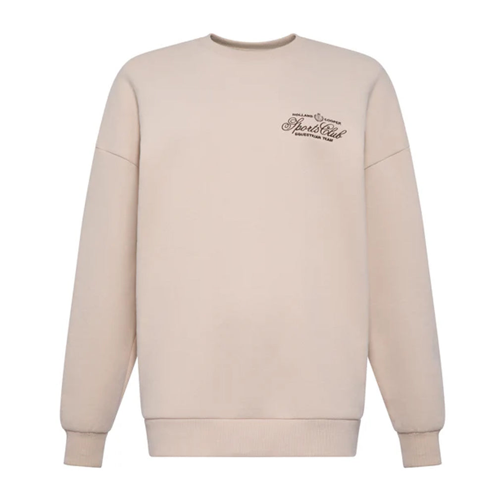 Relaxed Fit Crew Neck Sweat - Stone