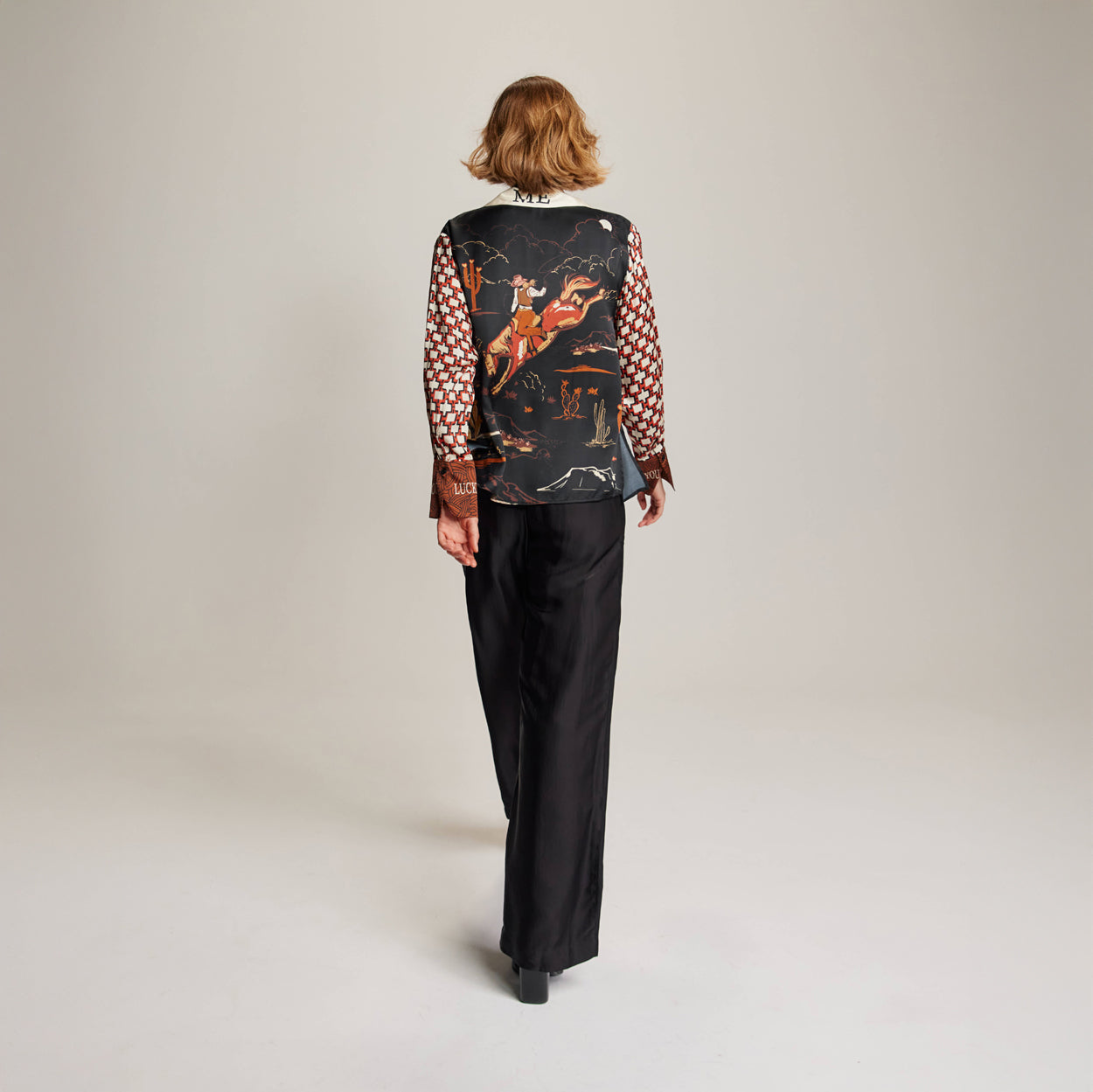 Reyna Tie Waist Shirt - Rodeo