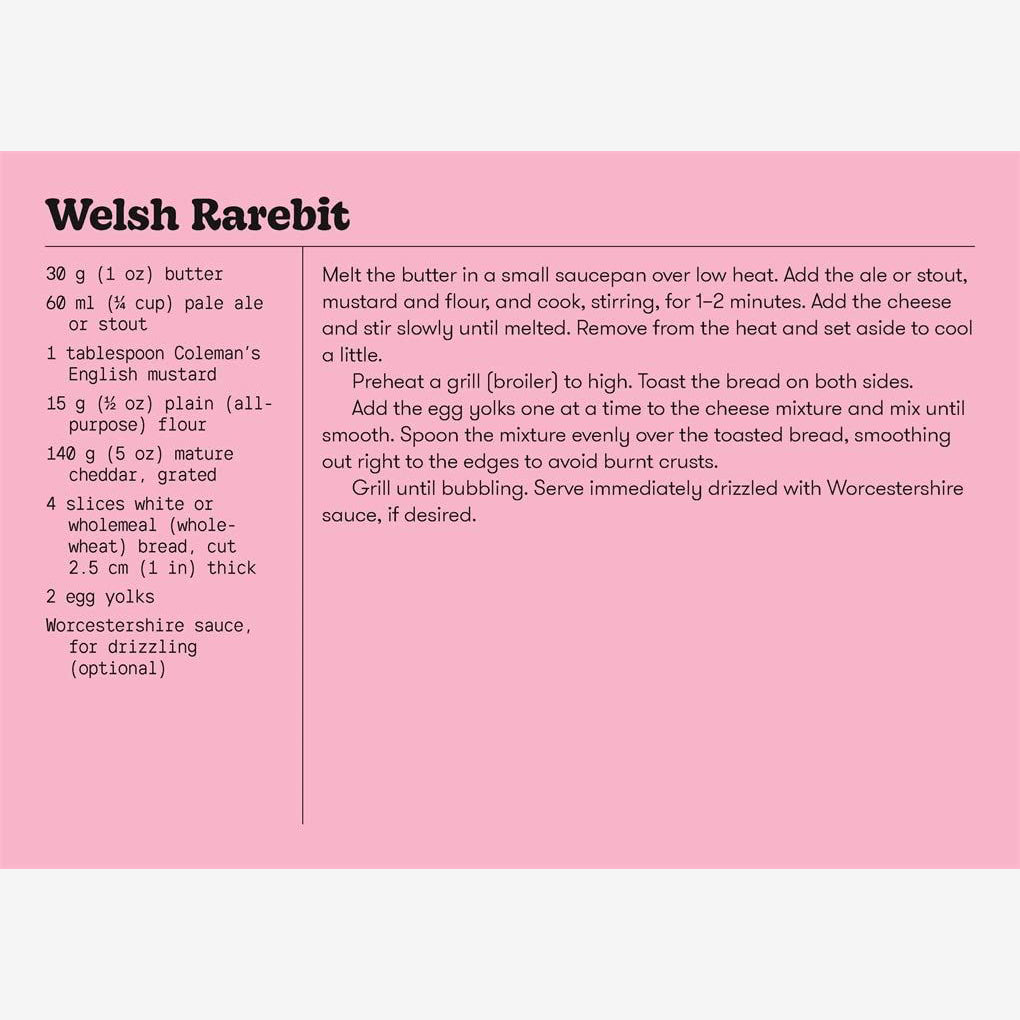 Sandwich Shop Recipe Cards