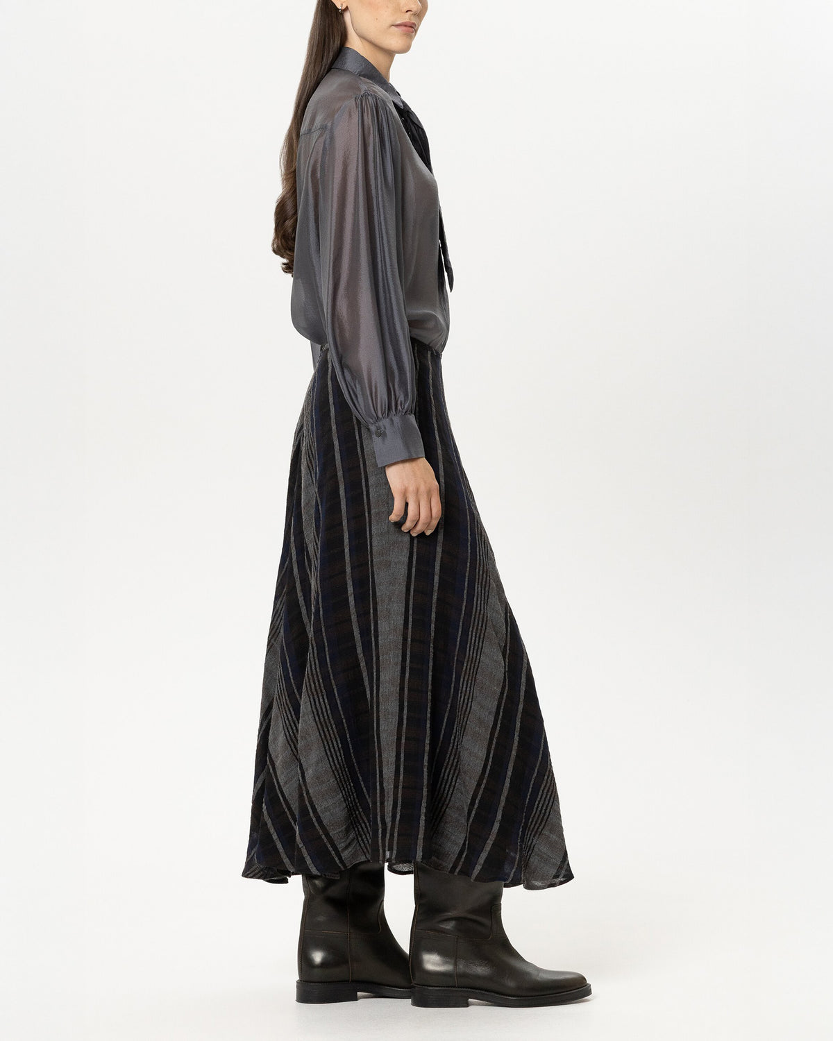 Check Skirt - Multi