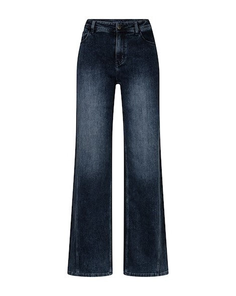 Claudette Insert Jeans - Blue Black