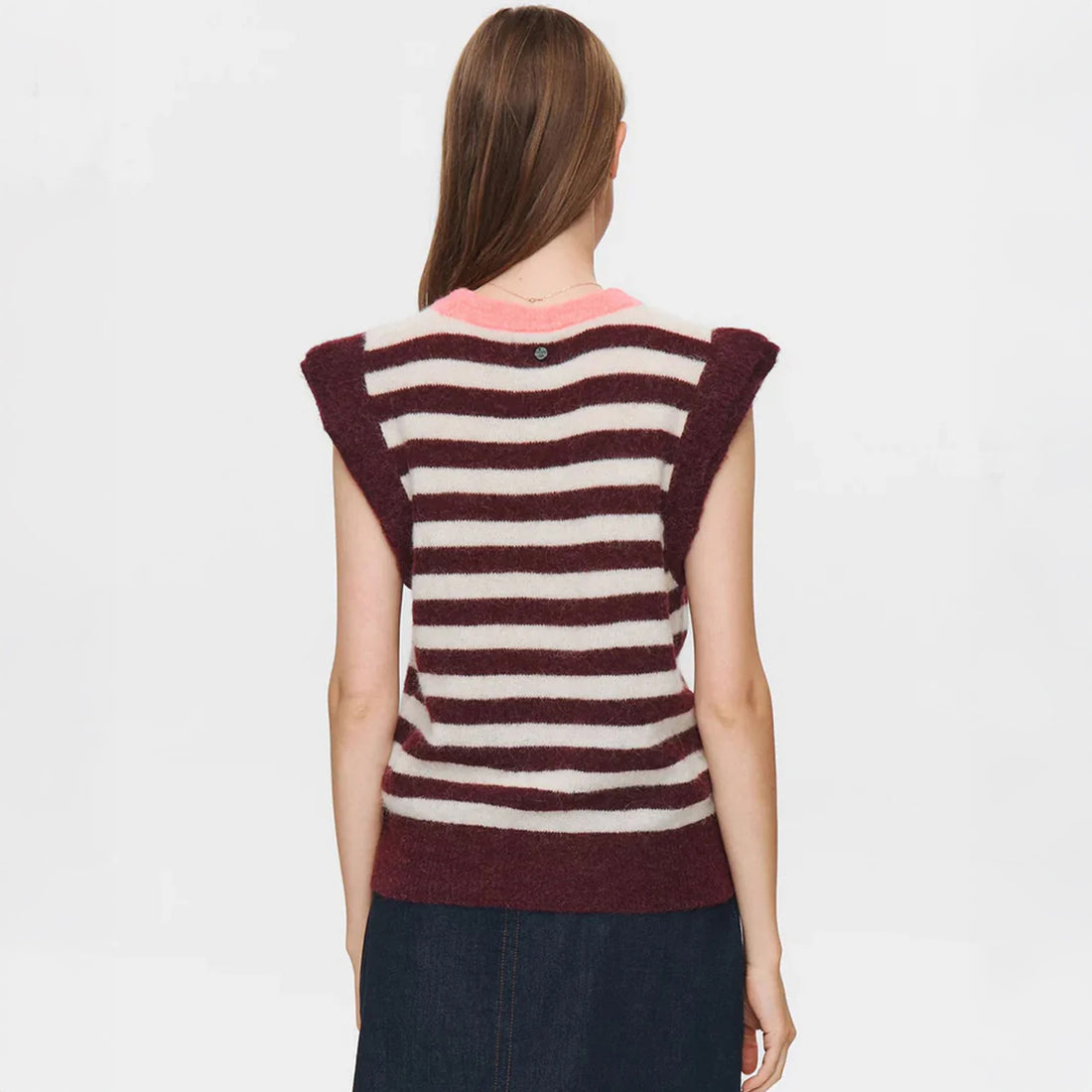 Nuciara Riette Stripe Vest - Winetasting
