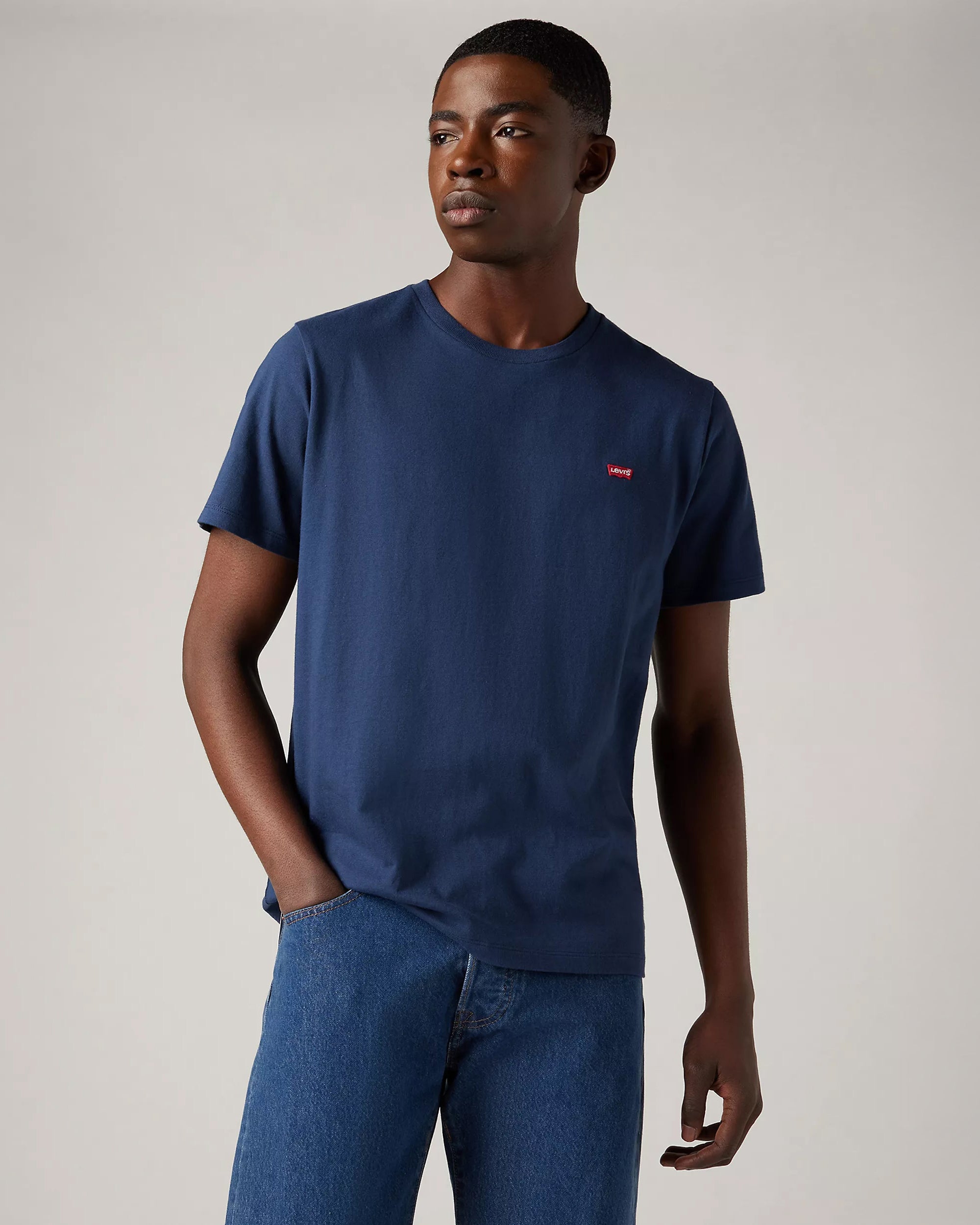 Short Sleeve Original Housemark Tee - Navy Blazer Jersey