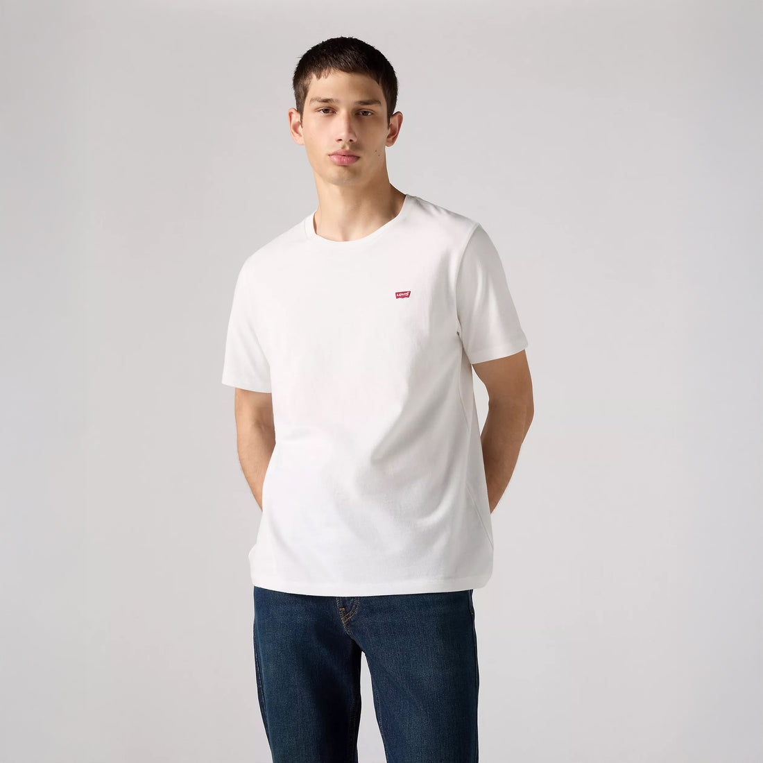 SHort Sleeve Original Housemark Tee - White + Jersey