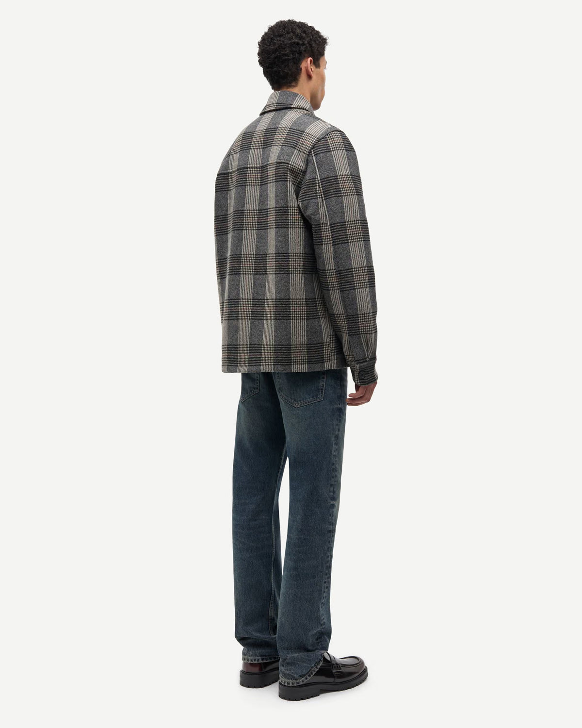 Sapally Z Shirt Jacket - Bitter Chocolate Check