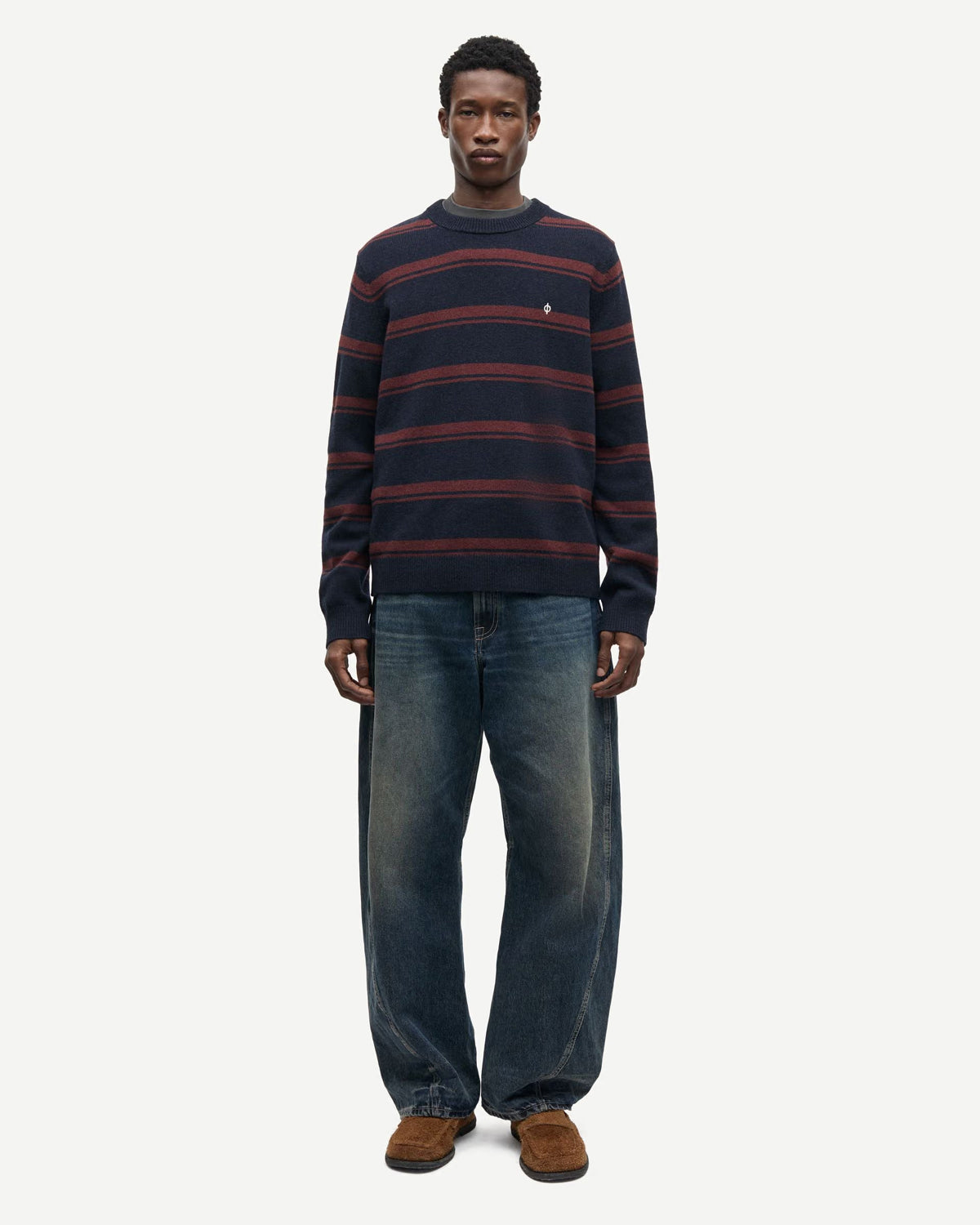 Sapatrik Sweater - Bitter Chocolate Stripe