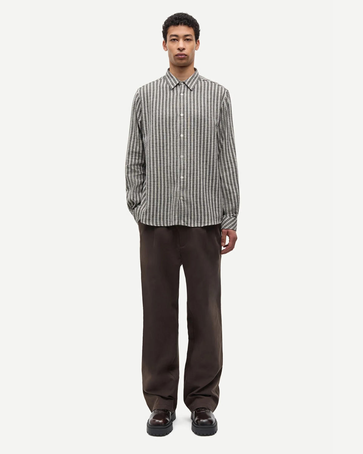 Saryan X Shirt - Brown Check