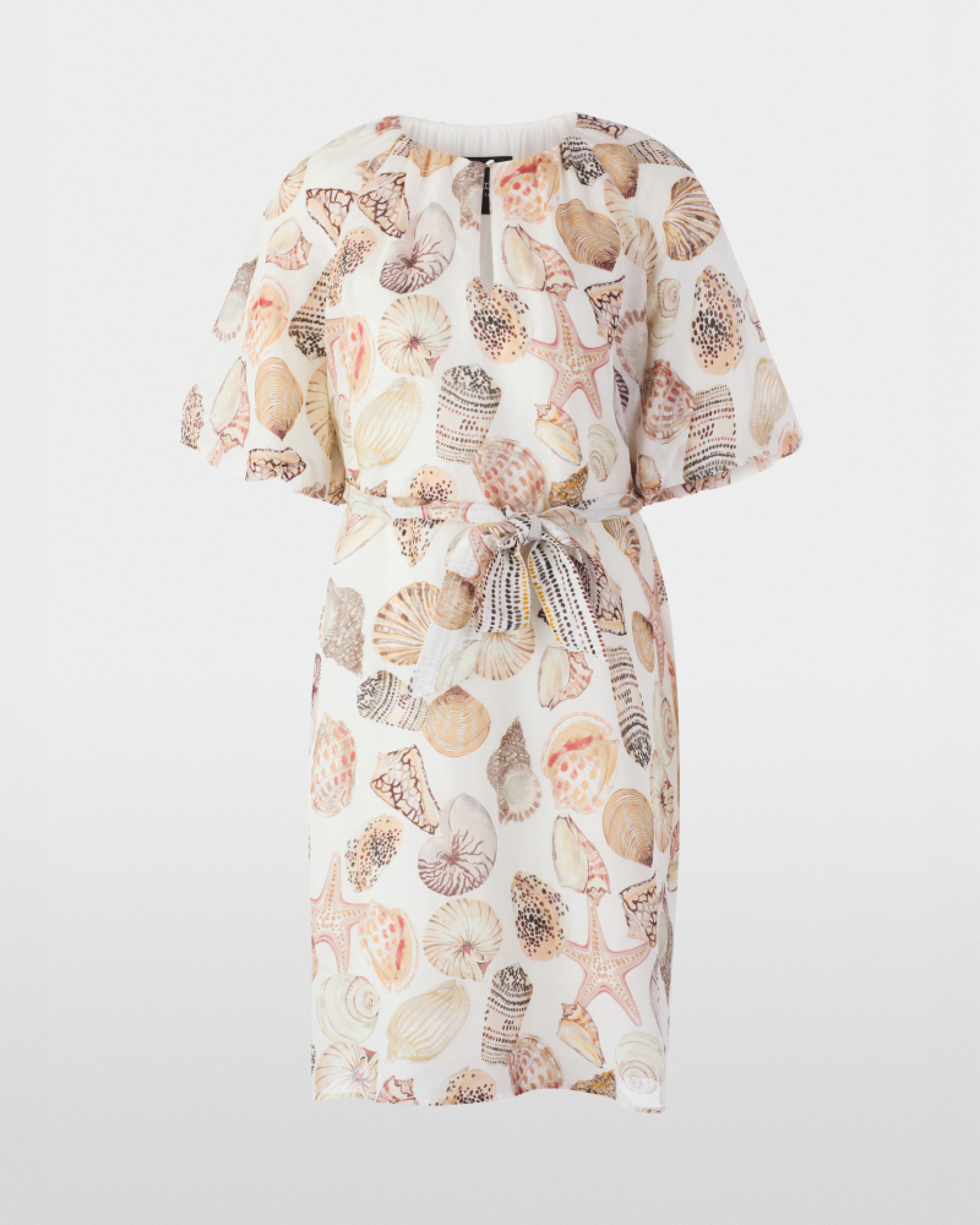 Shell Print Dress - Ivory