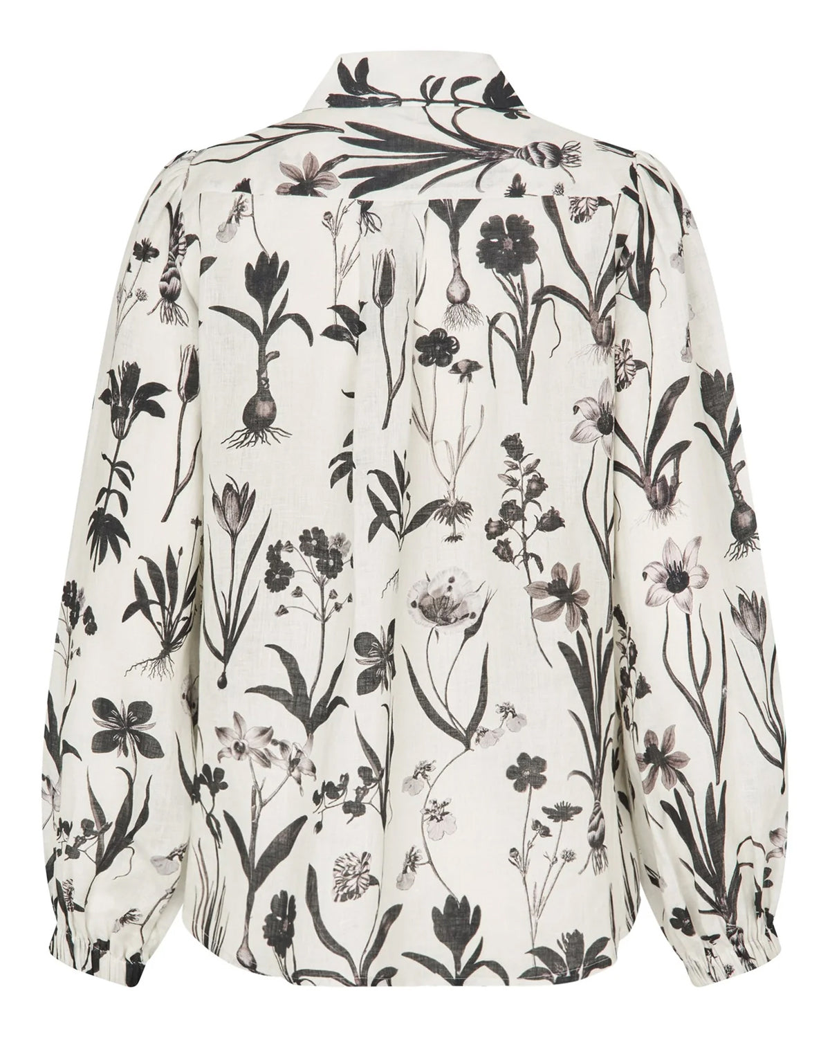 Sioma Shirt With Balloon Sleeves - Flower Seeds