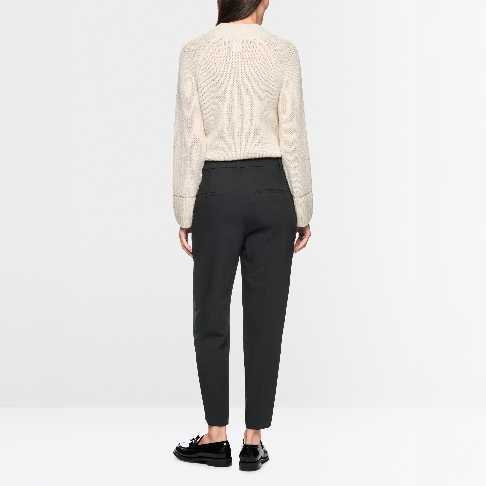 Smart Slim Trousers - Black