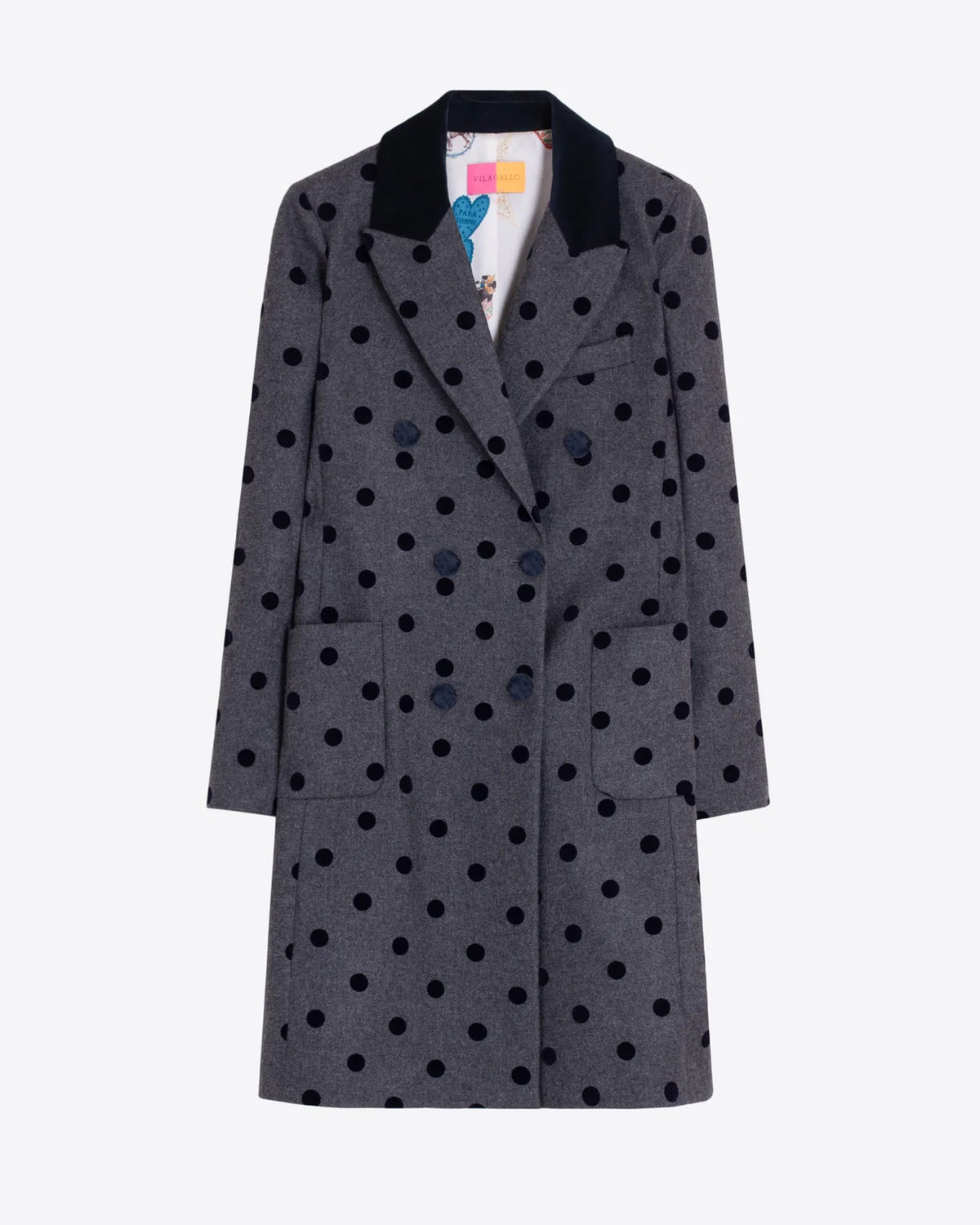 Spot Coat - Grey