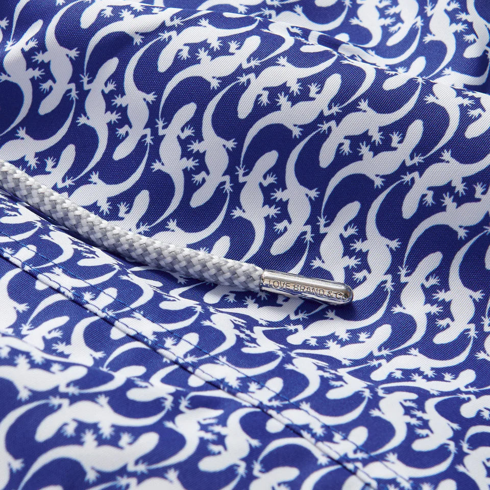 Staniel Printed Swim Shorts - Gecko Island