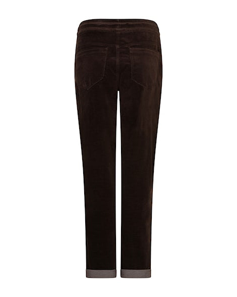 Stella Velvet Trousers - Espresso