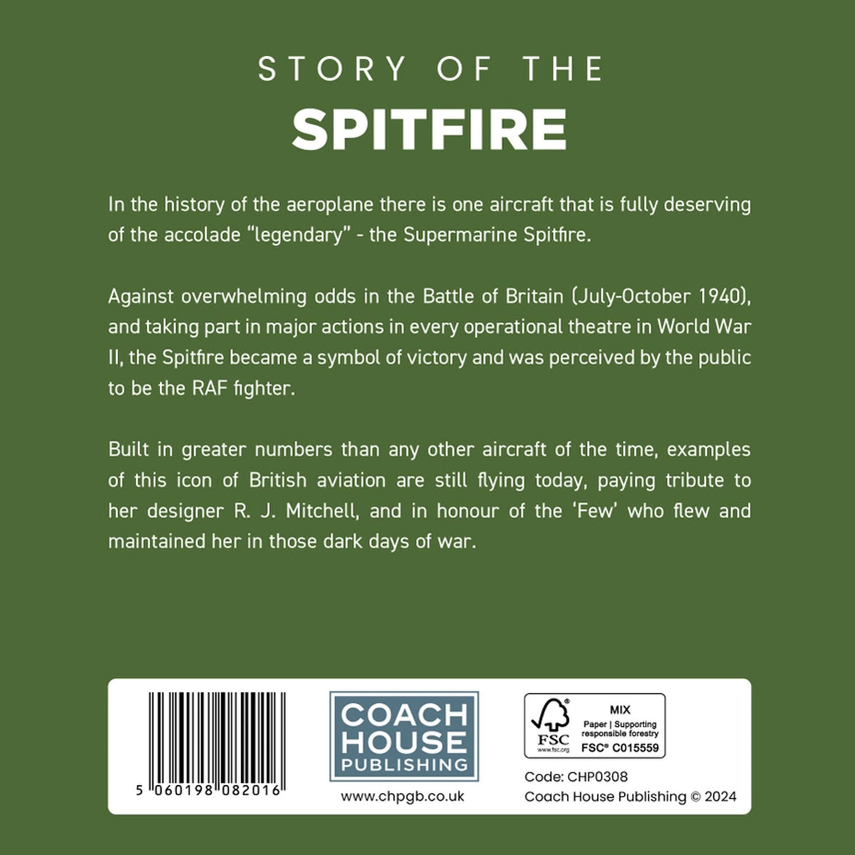 Story Of The Spitfire - Hardback Book
