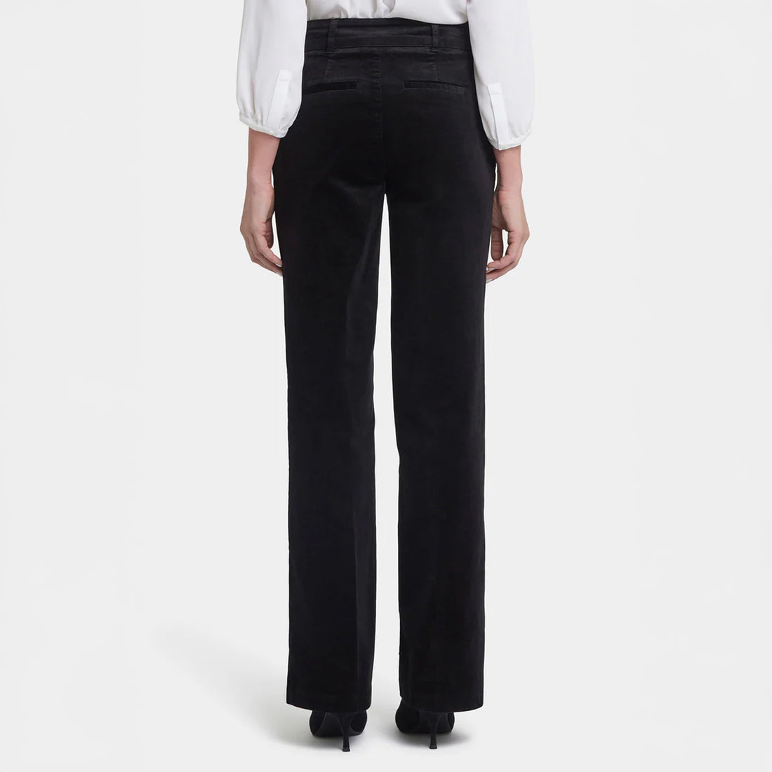 Straight Leg Trouser - Black