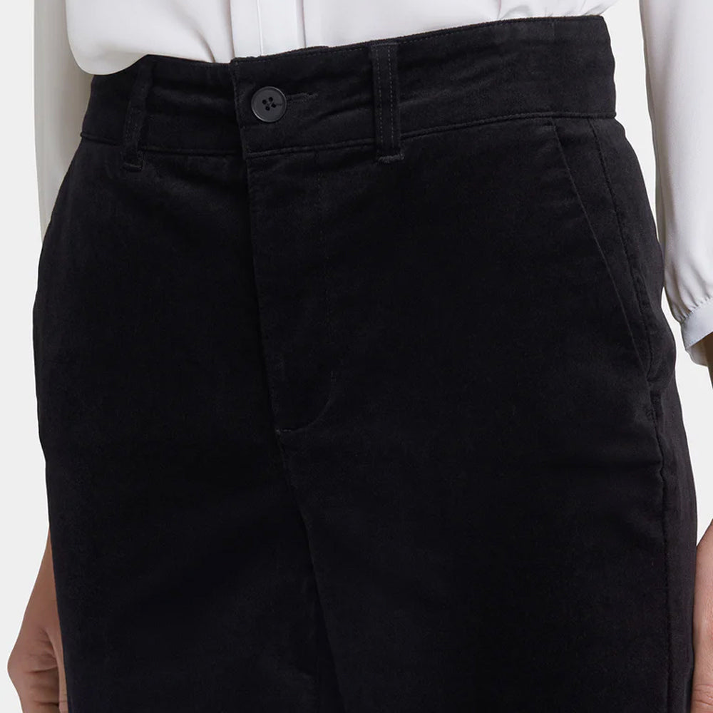 Straight Leg Trouser - Black