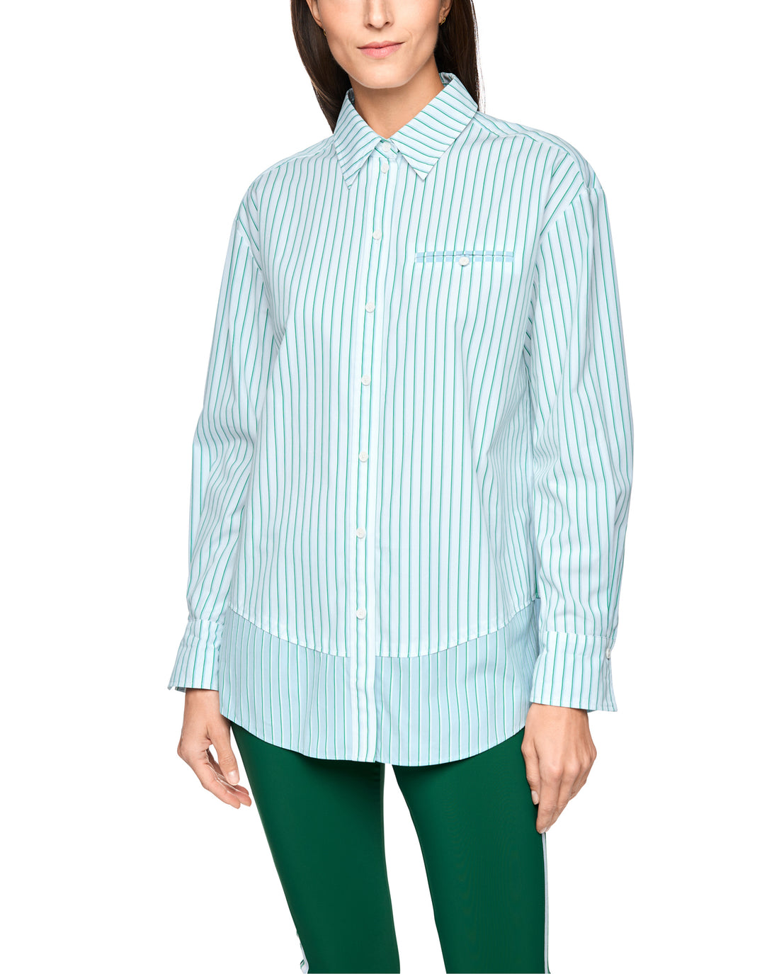 Stripe Shirt - Green Multi