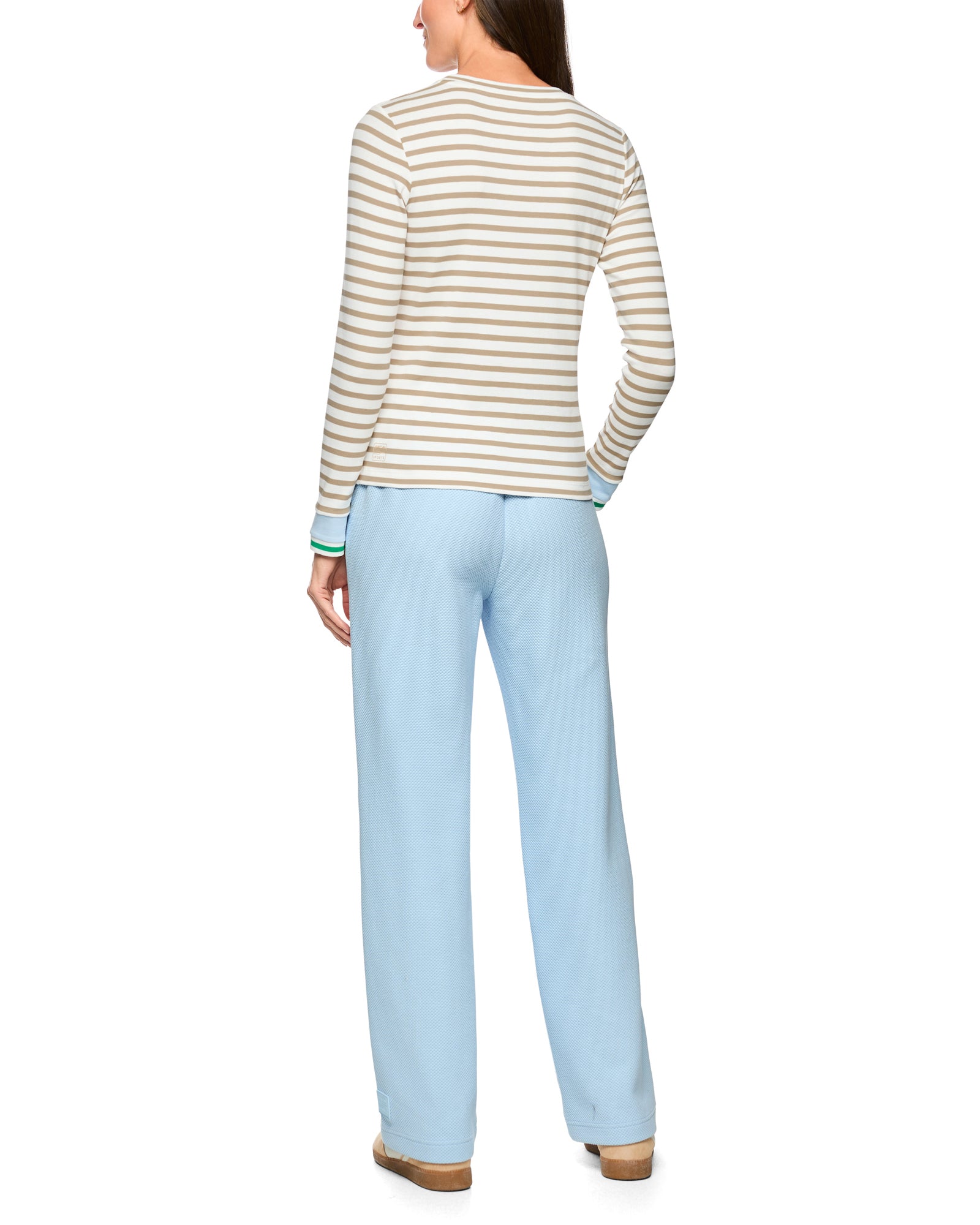 Stripe Top - Beige Blue