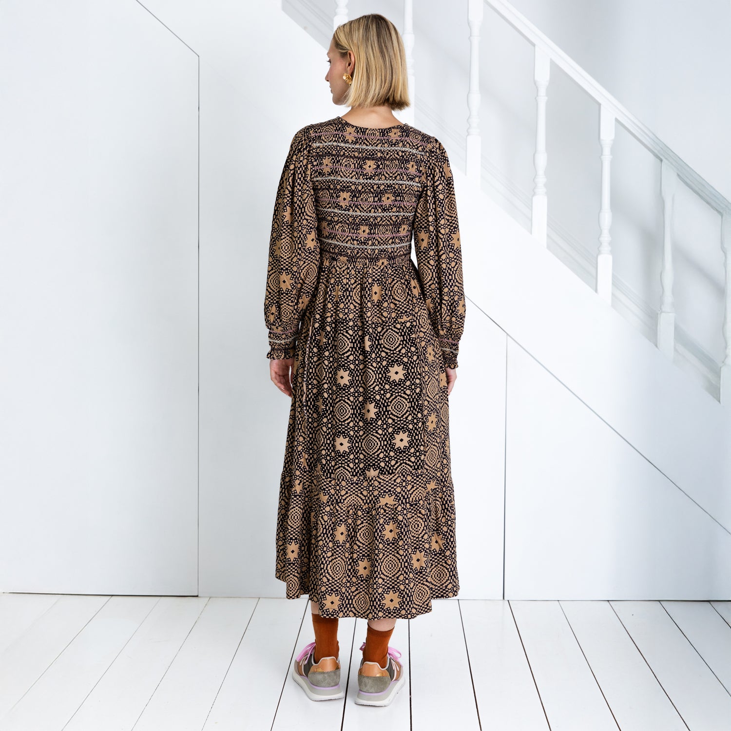 Troy Dress - Midnight Sand