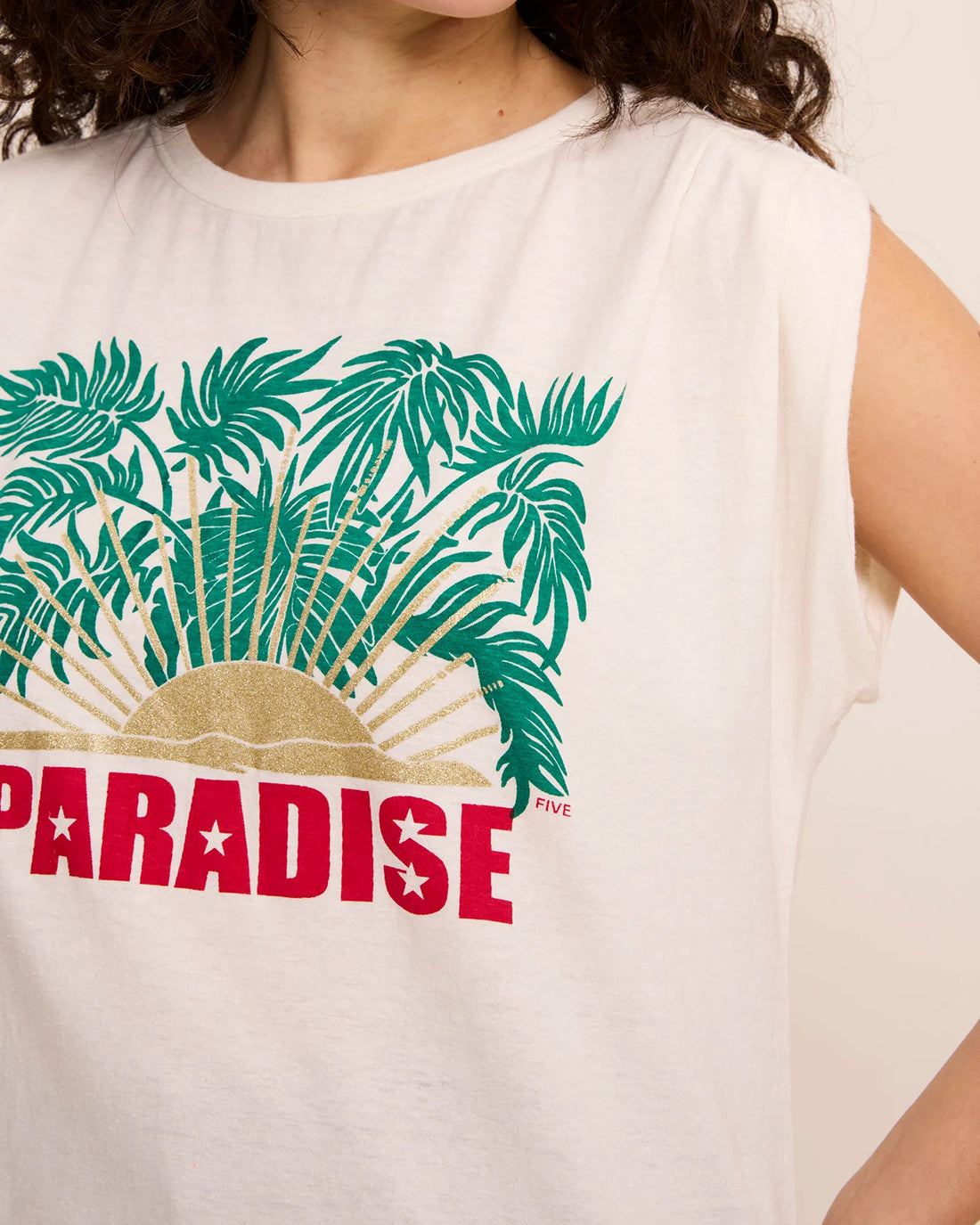 Slogan T Shirt - Off White