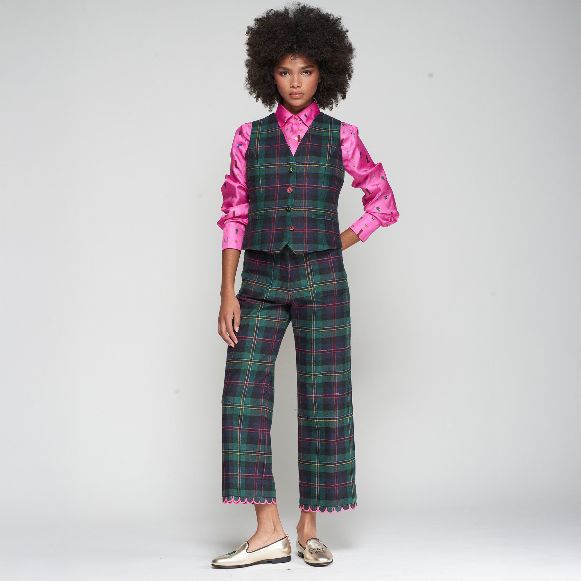 Tartan Trouser - Green