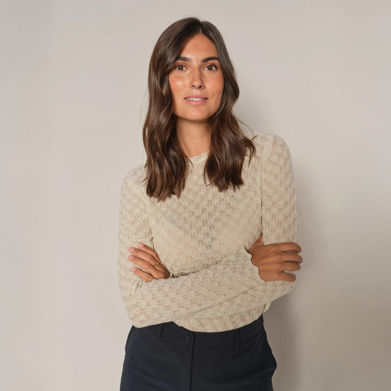 Thaz Relena Lux Knit - Ecru