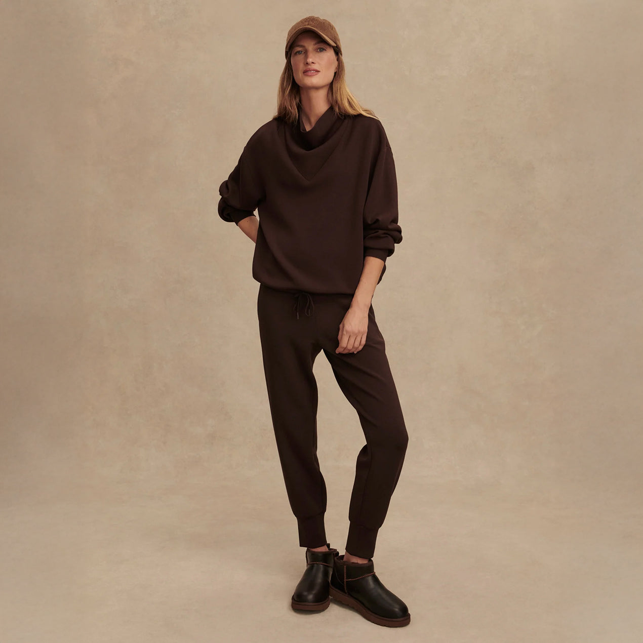 The Slim Cuff Pant 27.5 - Coffee Bean