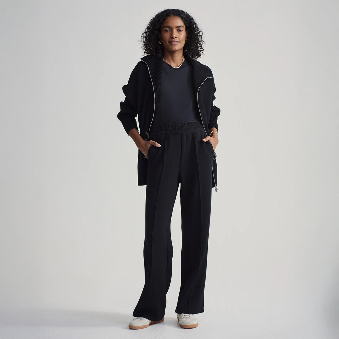 The Wide Leg Pant 28 - Black