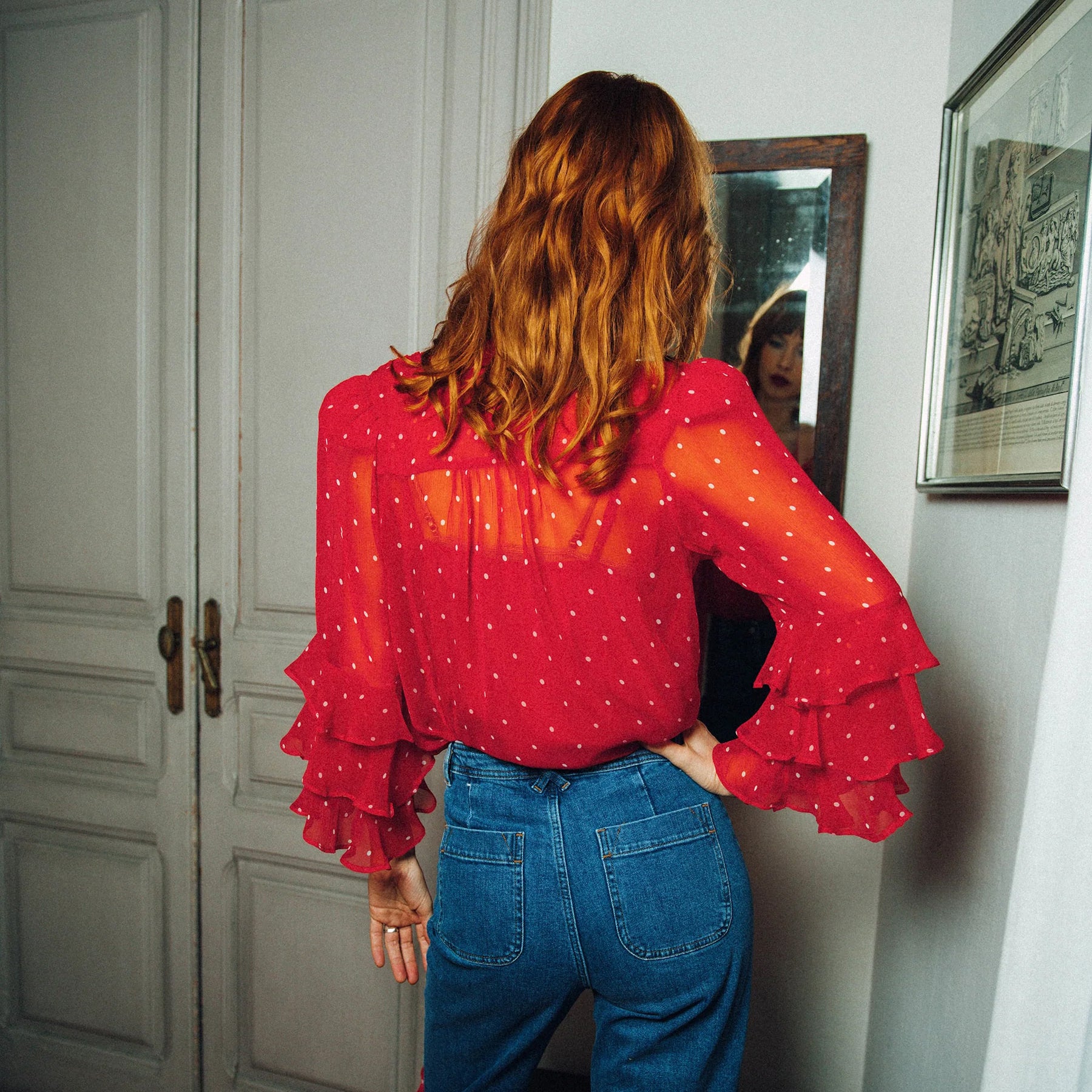Trina Blouse - Red