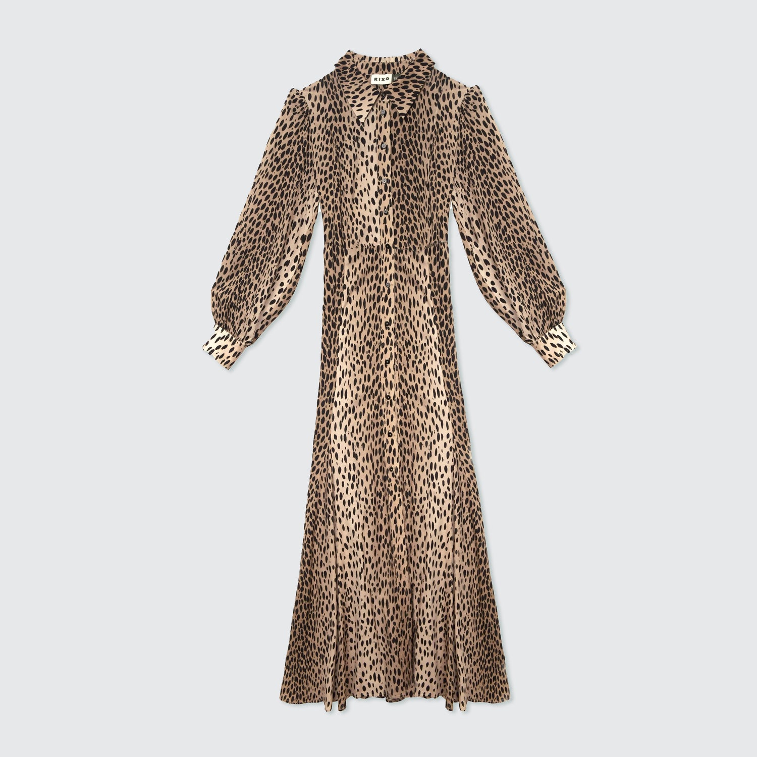 Maddison Dress - Antelope Spot Black