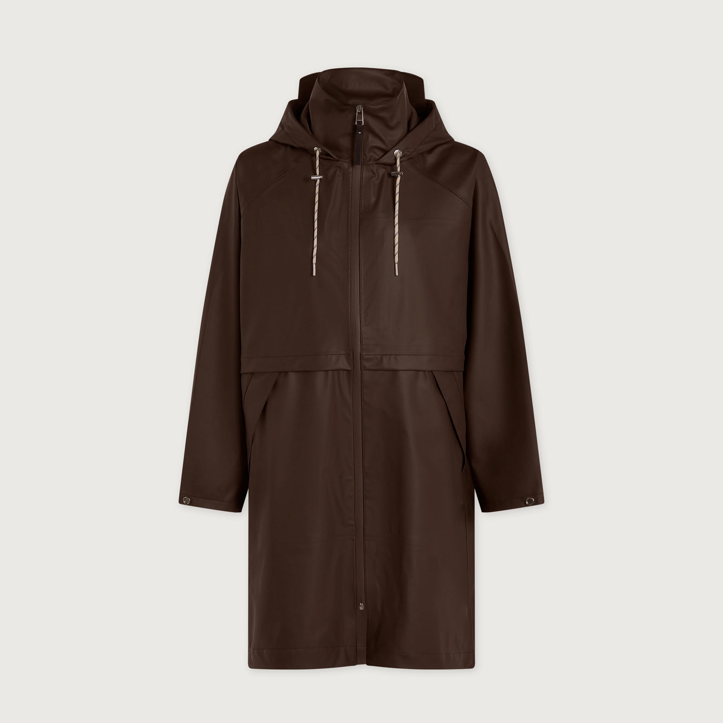 Kirsten Rain Coat - Dark Truffle